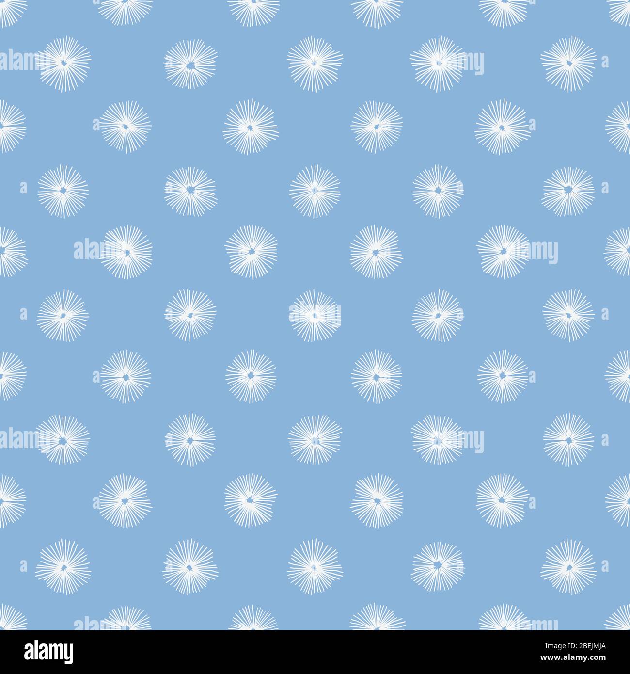 Abstract flower seamless pattern. Hand drawn vector illustration pattern. For fashion, textile, web, print, surface design Stock Vector