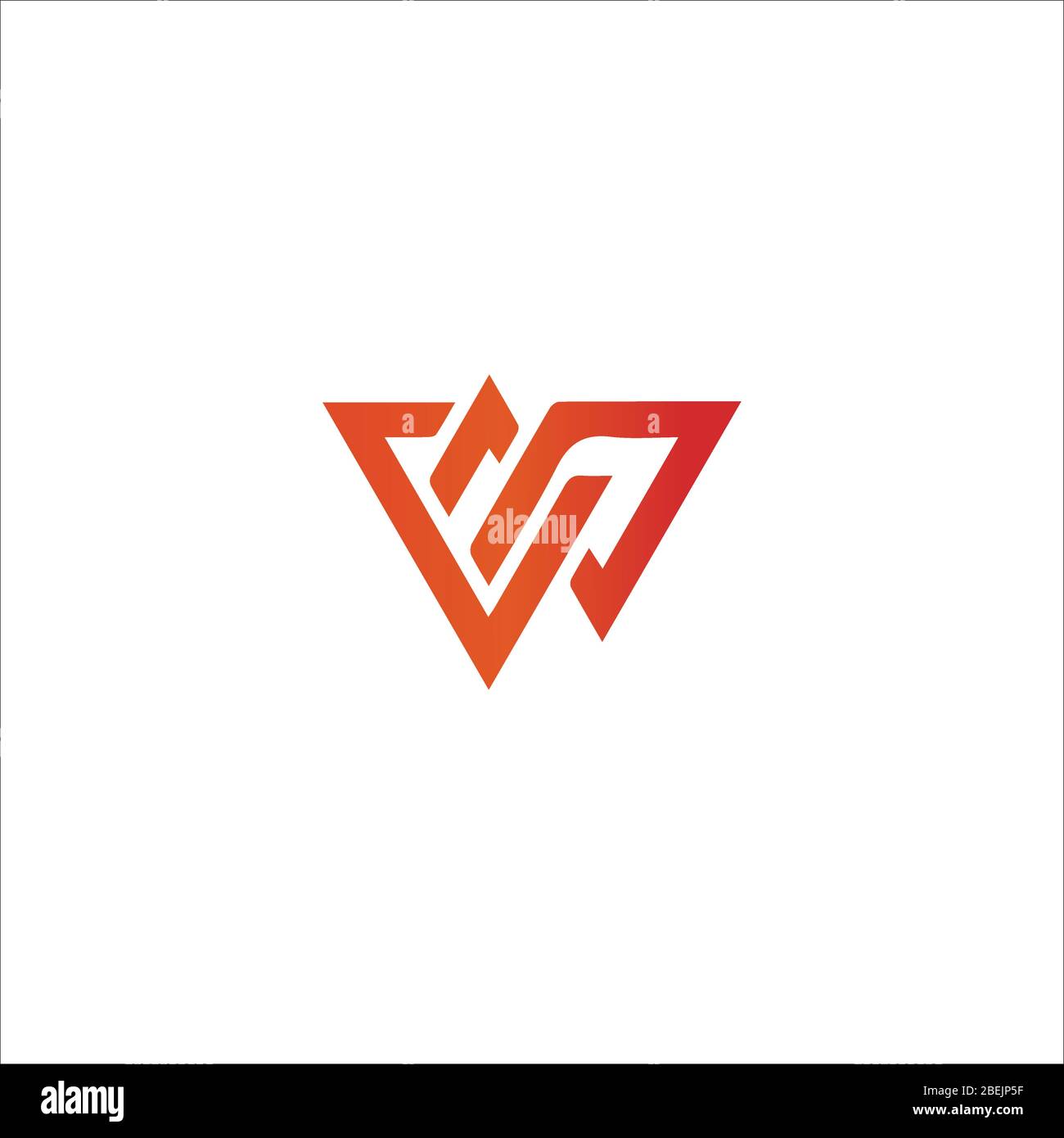 Initial letter wp logo or pw logo vector design templates Stock Vector