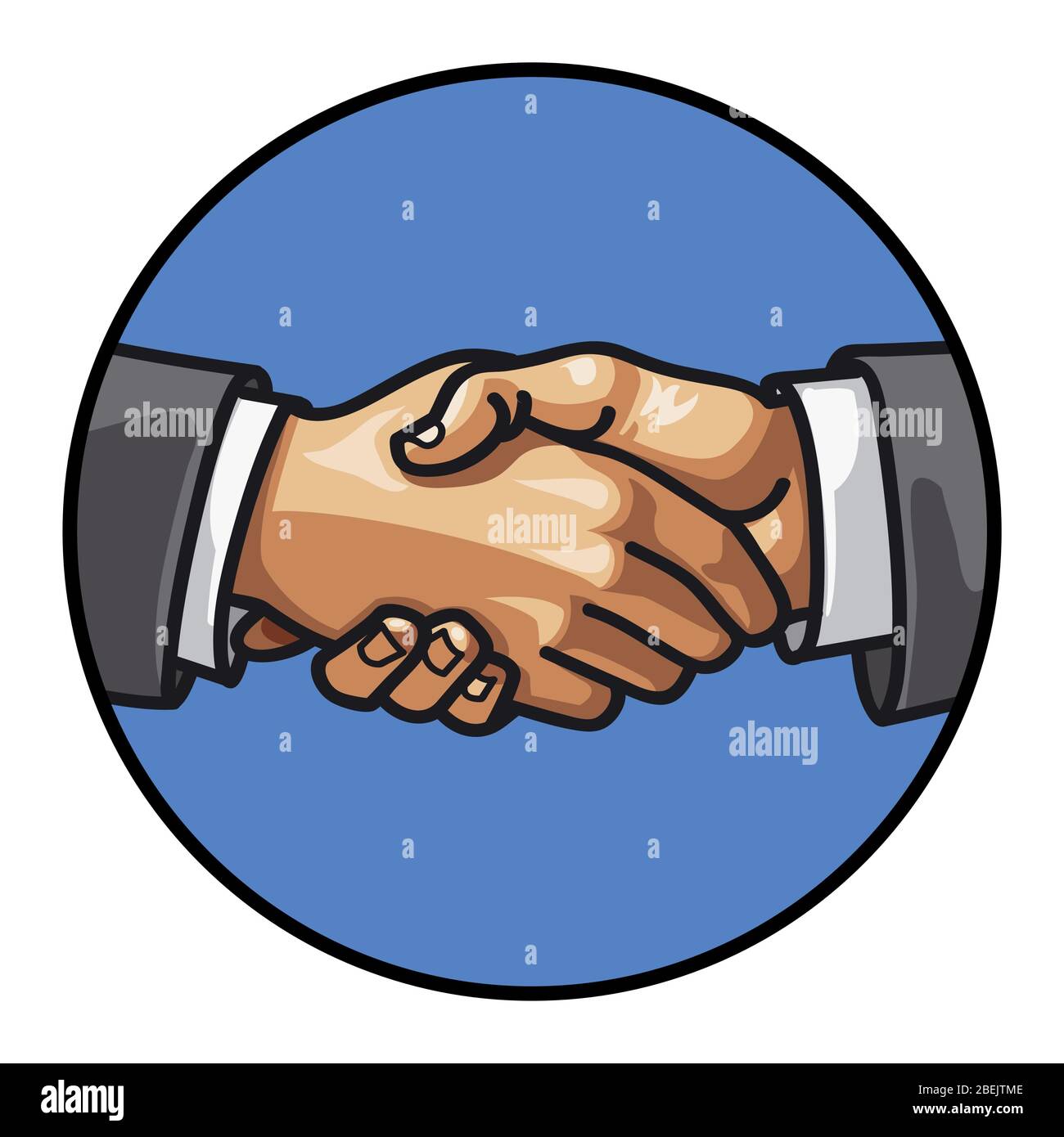 Handshake icon flat shaking hands Stock Vector Images - Page 3 - Alamy