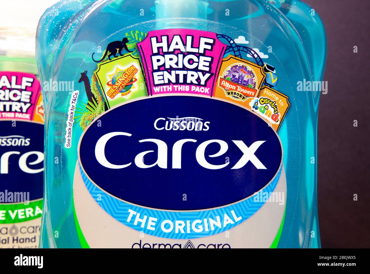 Cussons Carex anti bacterial hand soap used to fight the spread of the