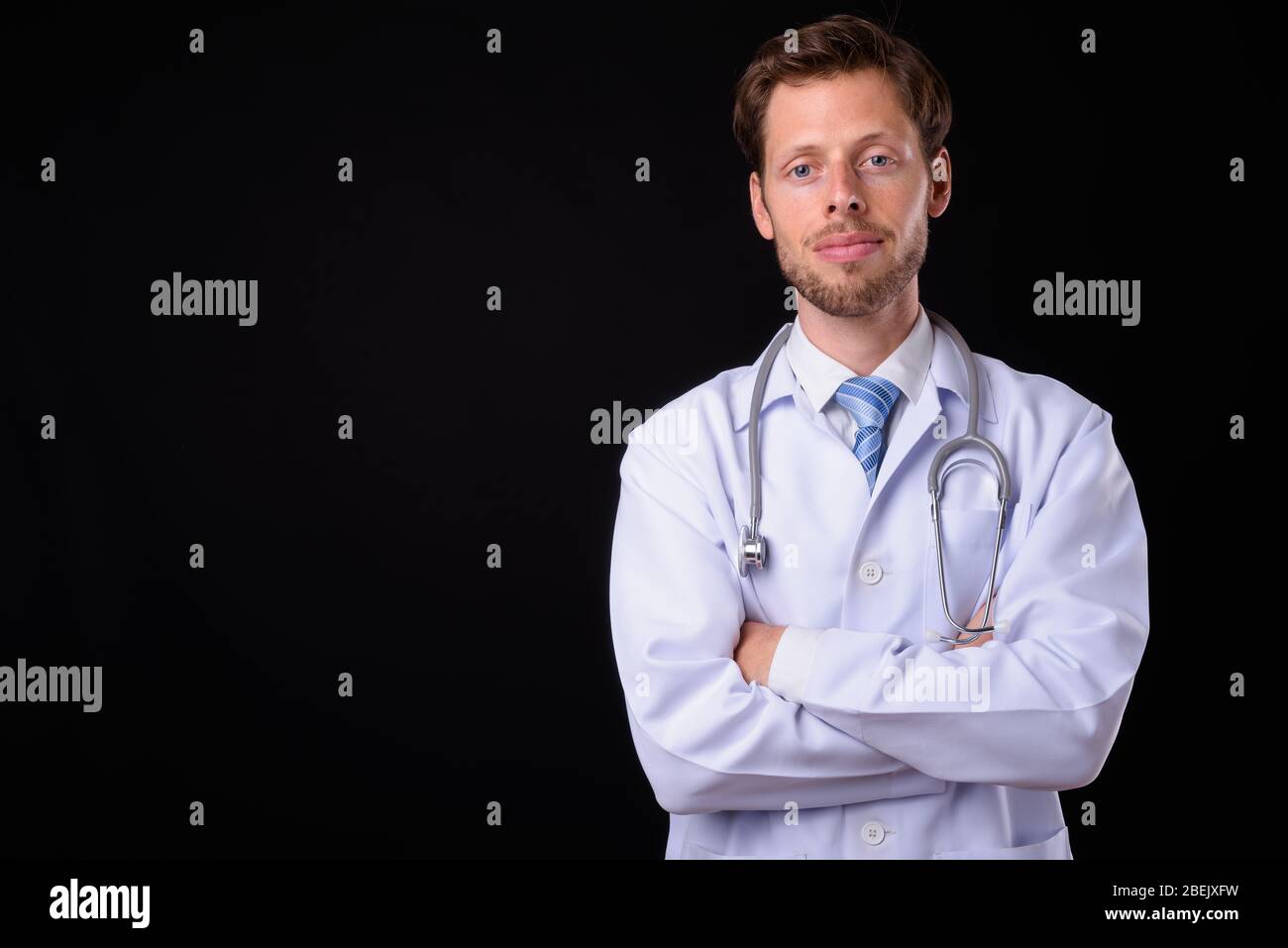 Portrait caucasian male doctor hi-res stock photography and images - Alamy