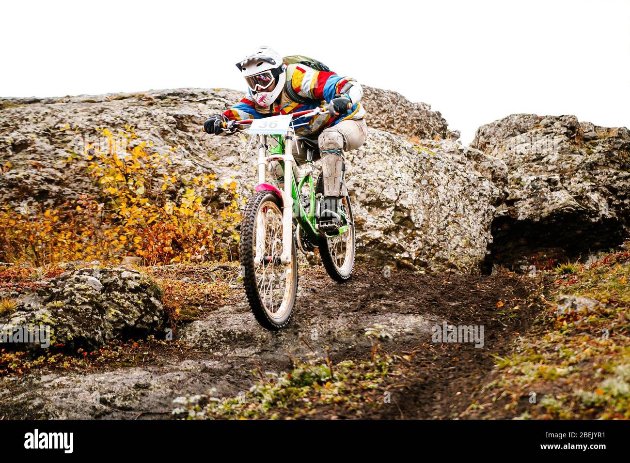 downhill riding