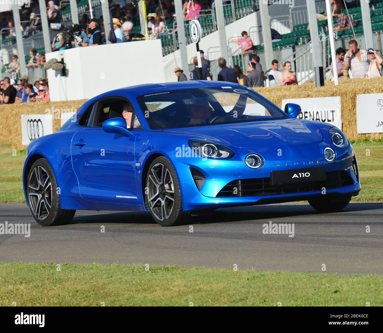 Alpine A110, Goodwood Festival of Speed, 2017, Peaks of Performance, Motorsports Game Changers,  automobiles, cars, entertainment, Festival of Speed, Stock Photo