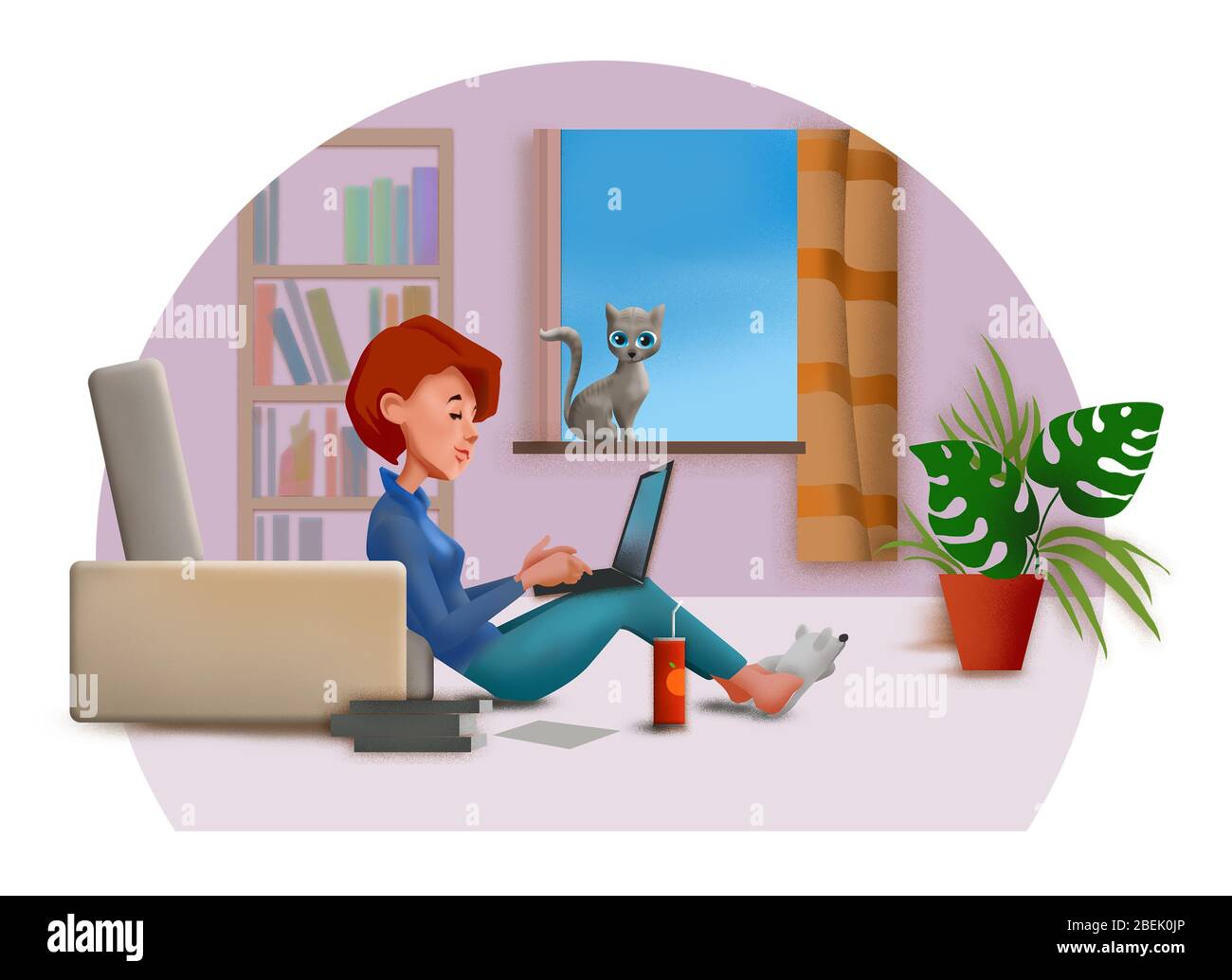 Female studying cartoon hi-res stock photography and images - Alamy Female studying cartoon hi-res stock photography and images - Alamy