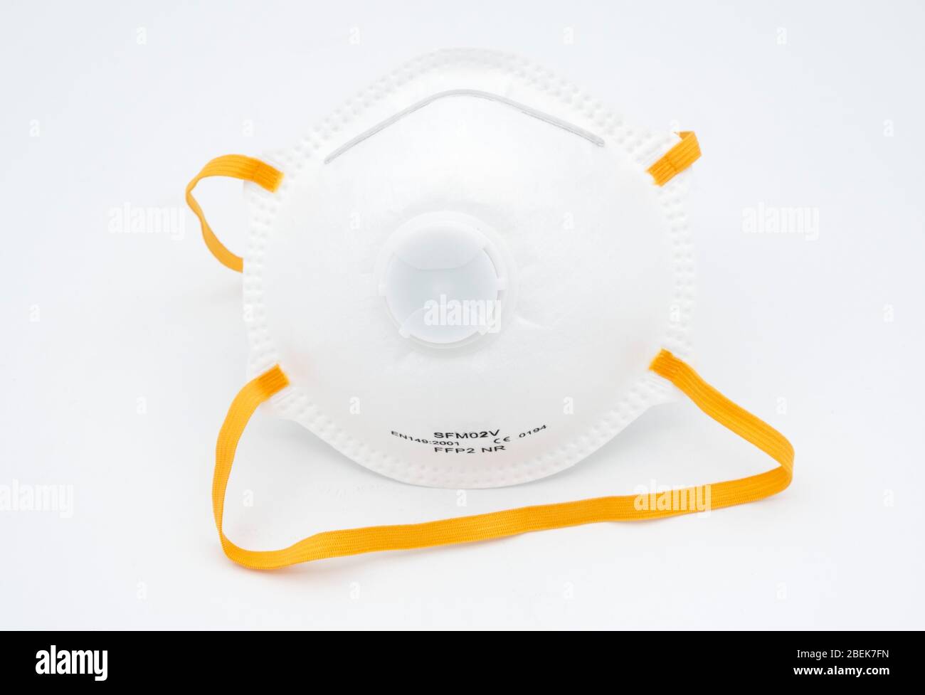 N95 FFP2 respirator mask for protection against virus, allergies, dust, pollen and asthma Stock Photo