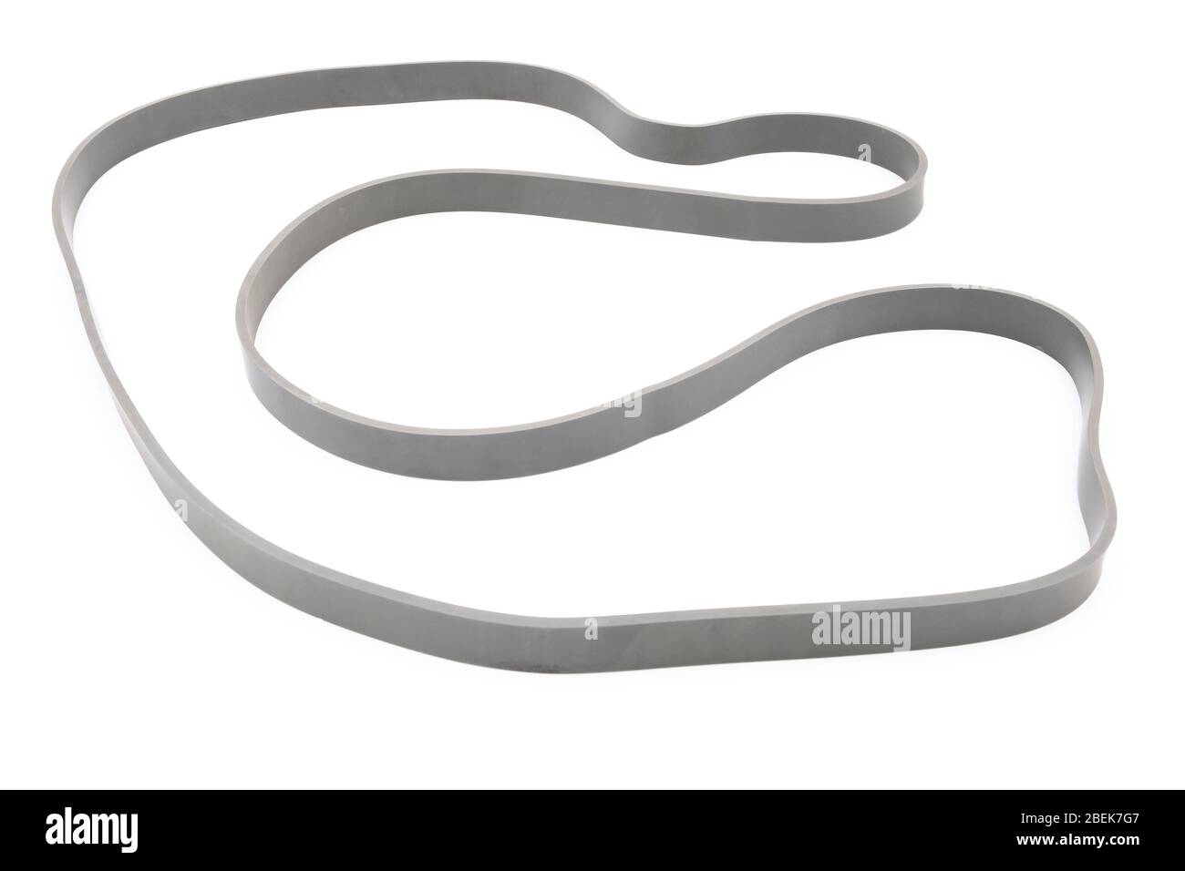 Resistance band for fitness workout isolated on white background Stock