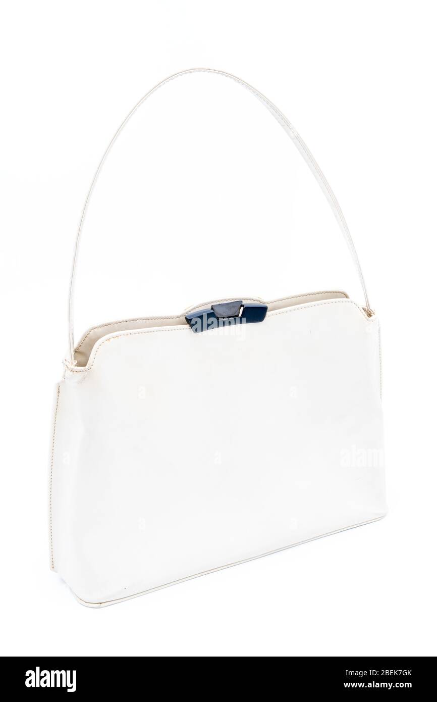 Handbag cut out isolated on white background Stock Photo