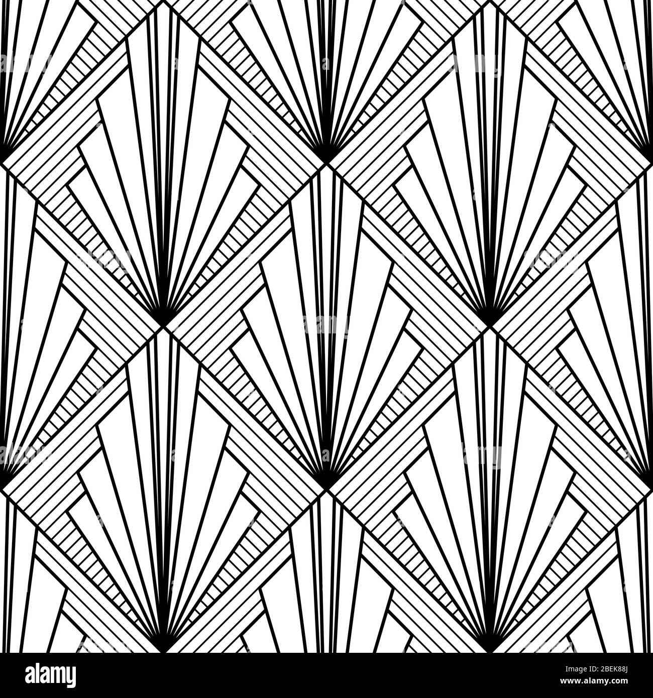 Art deco pattern Black and White Stock Photos & Images - Alamy