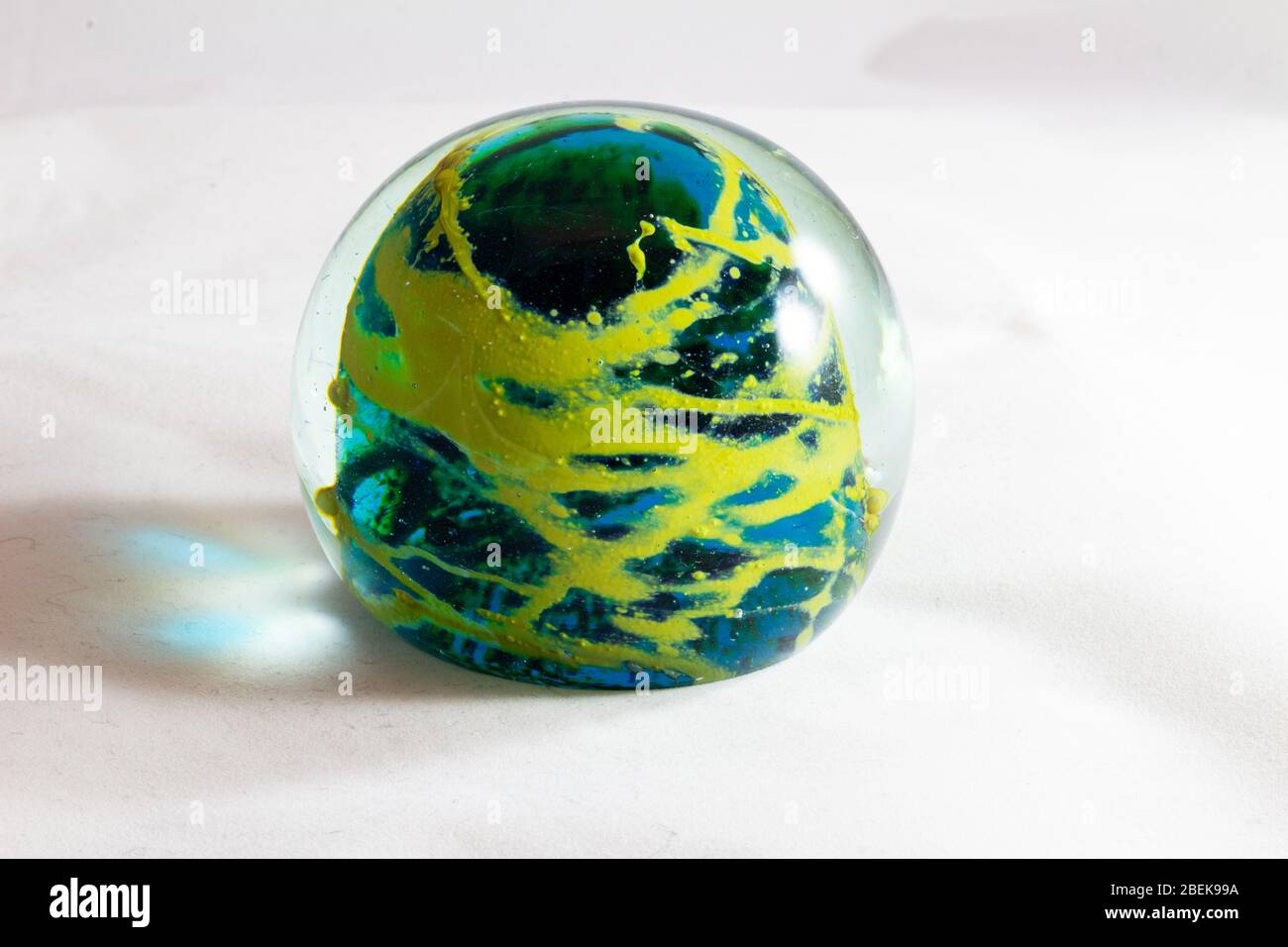 Glass paper weight Stock Photo Alamy