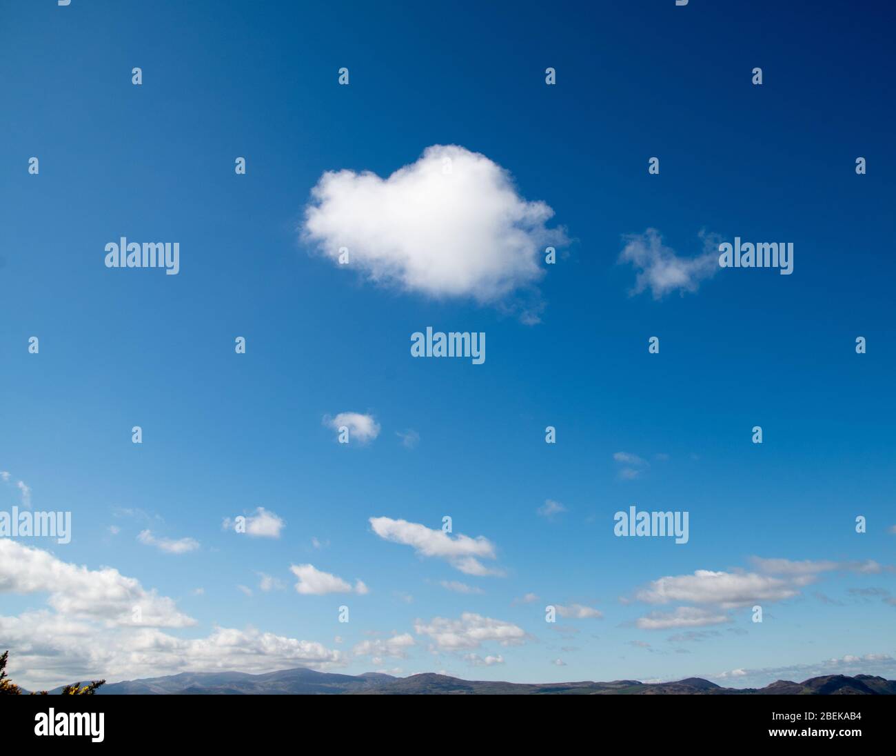 Cumulus clouds Stock Photo