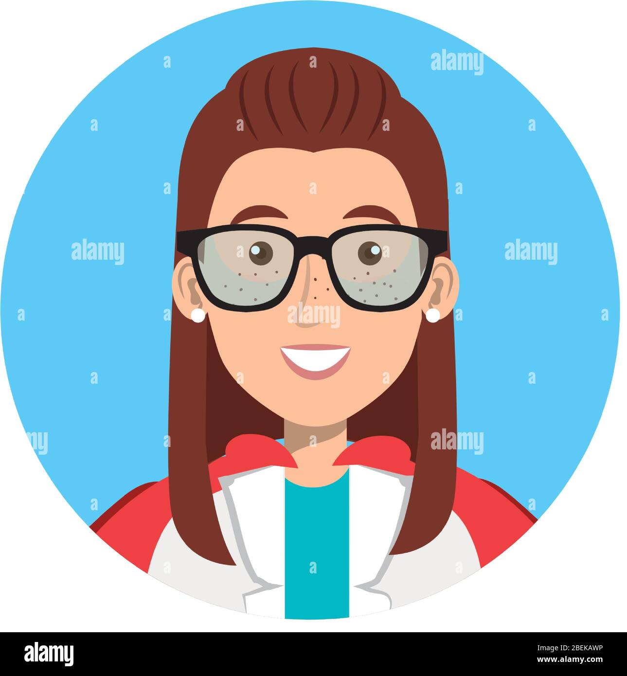 super doctor female with hero cloak Stock Vector Image & Art - Alamy