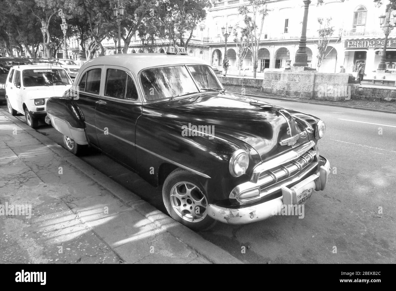 Classic American Car In Havana Cuba 2BEKB2C 