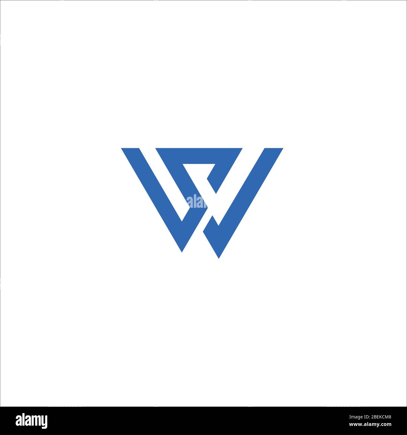 Initial letter ws logo or sw logo vector design template Stock Vector ...