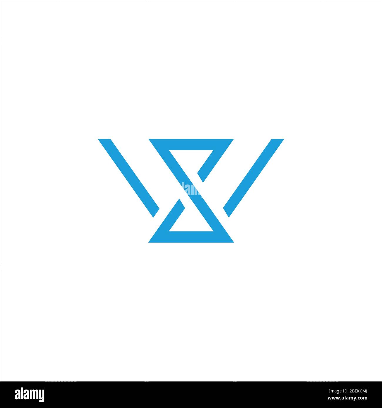 Initial letter ws logo or sw logo vector design template Stock Vector ...