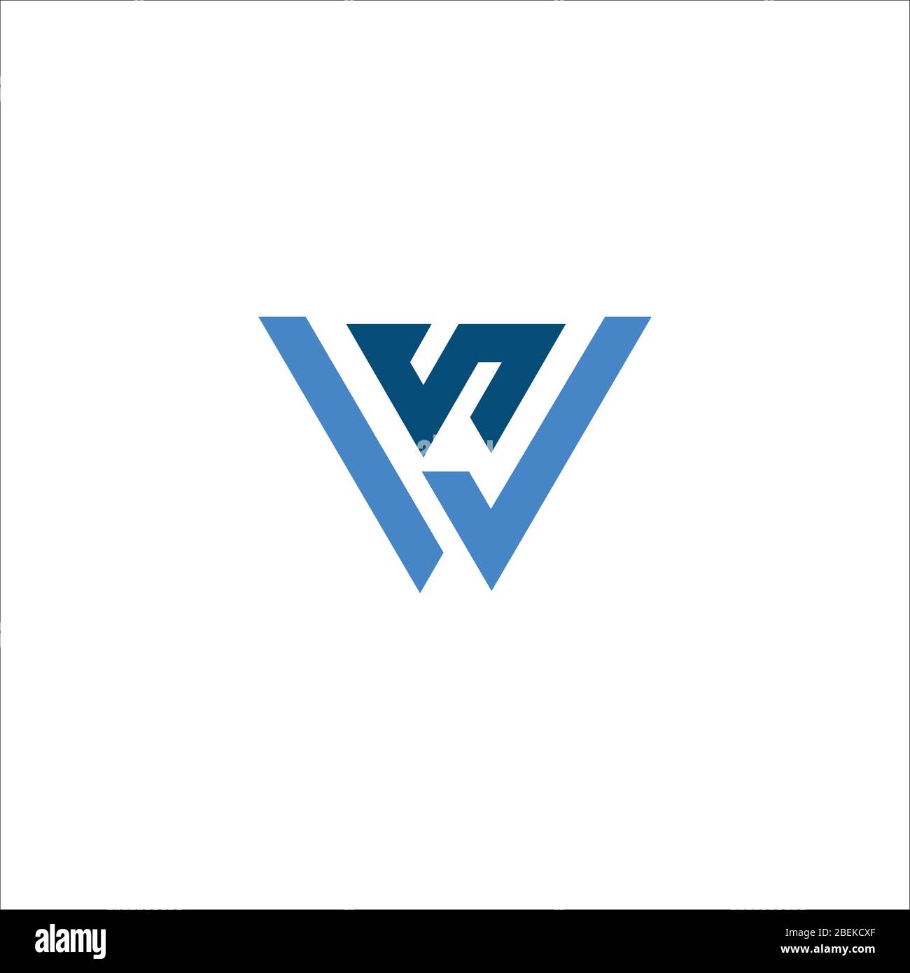 Initial letter ws logo or sw logo vector design template Stock Vector