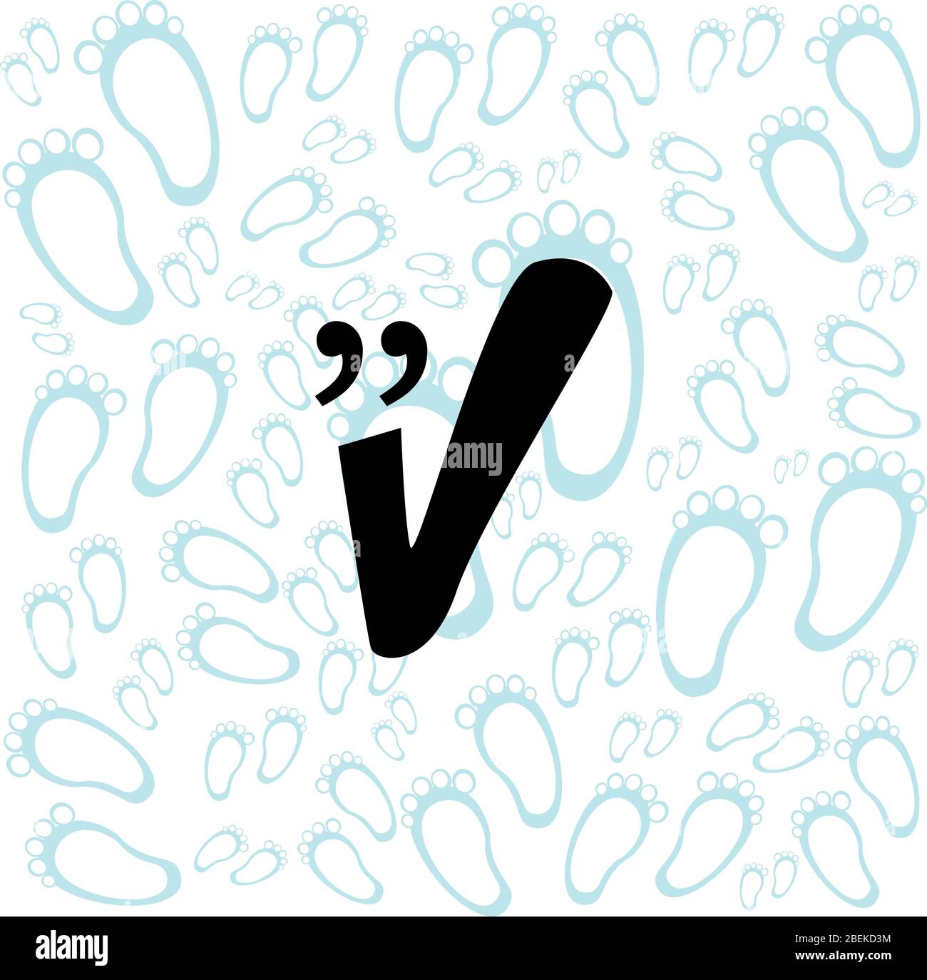 Quotation Mark Speech Bubble. Quote sign icon. Abstract background. Stock Photo