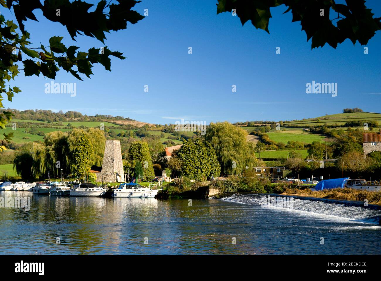 Kelston Brass Mills from Saltford near Bath, Somerset Stock Photo Alamy