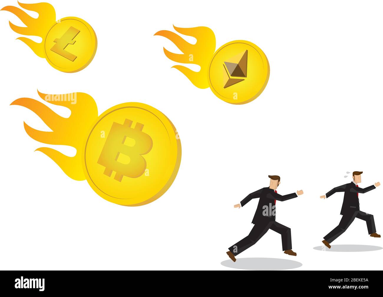 Crypto price down Stock Vector Images - Page 2 - Alamy