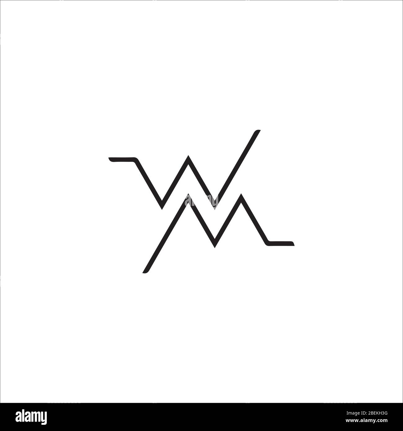 Wmvector File Initial letter wm logo or mw logo vector design template Stock Vector ...