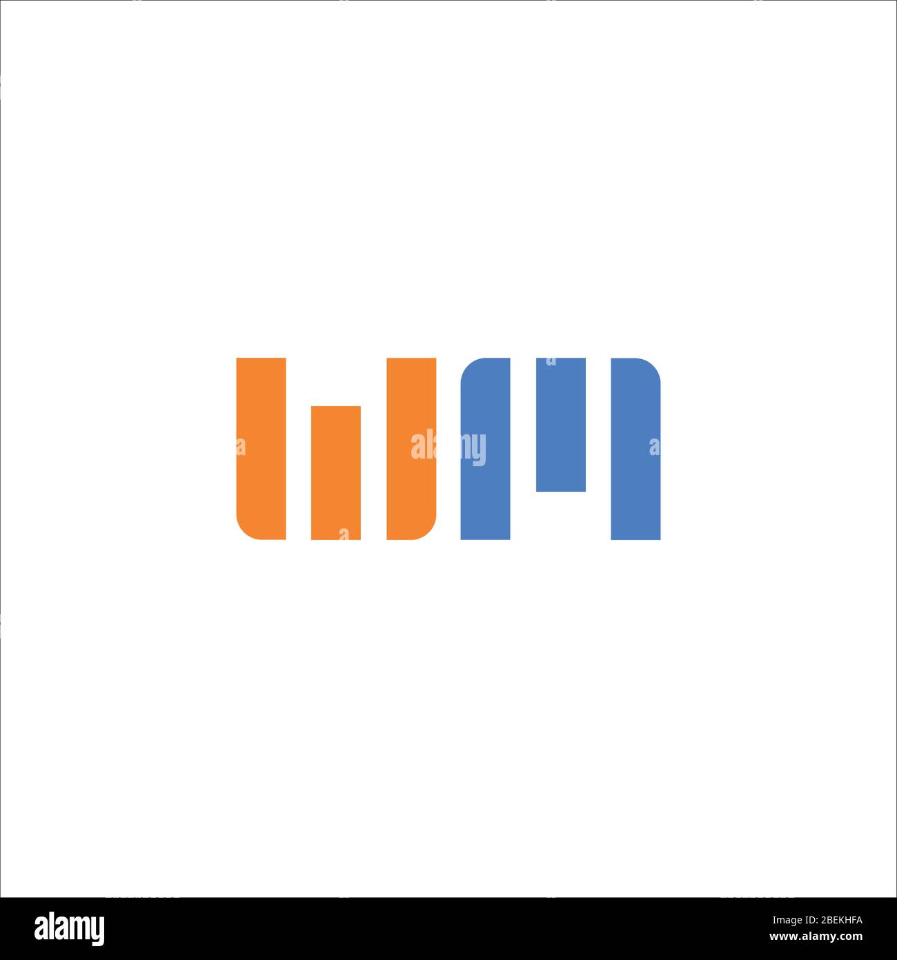 Initial letter wm logo or mw logo vector design template Stock Vector ...