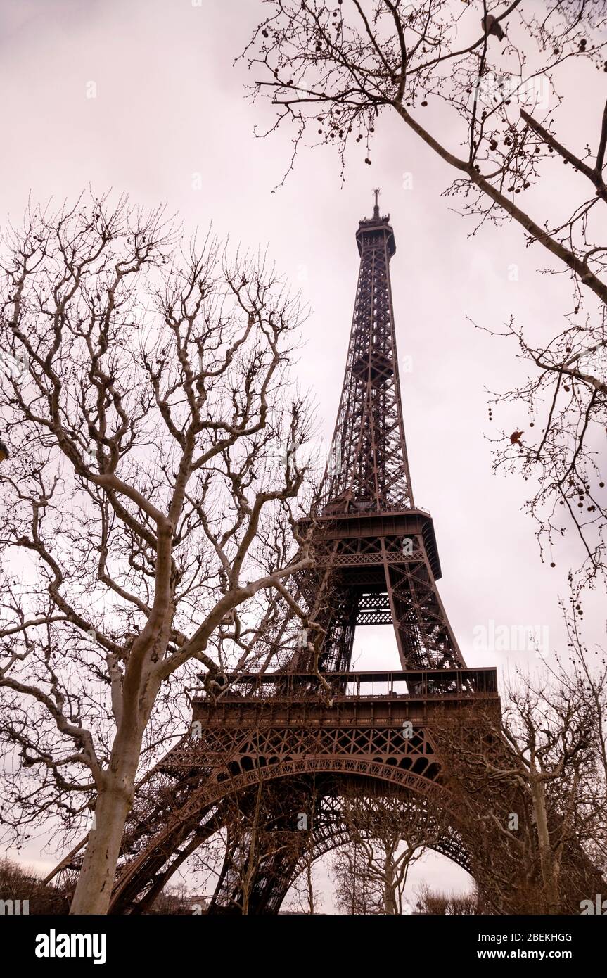 The Eiffel Tower is made of puddle iron and will last forever as long