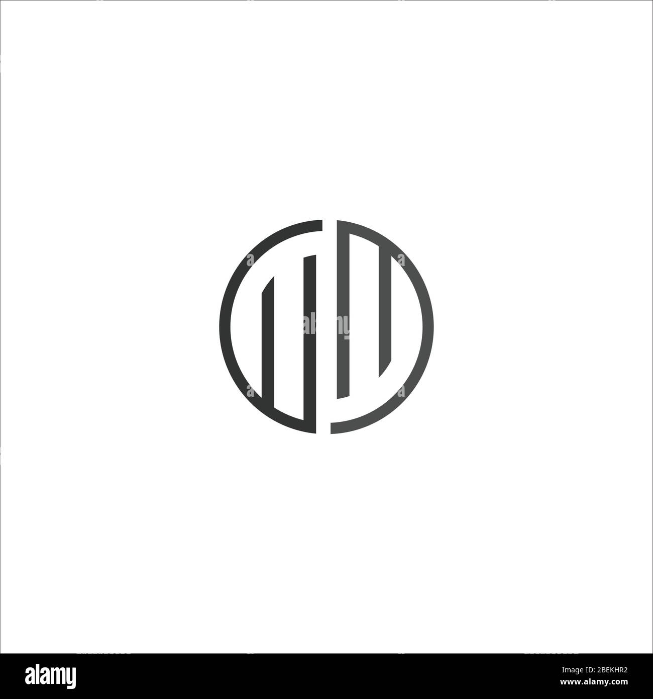 Initial letter wm logo or mw logo vector design template Stock Vector ...