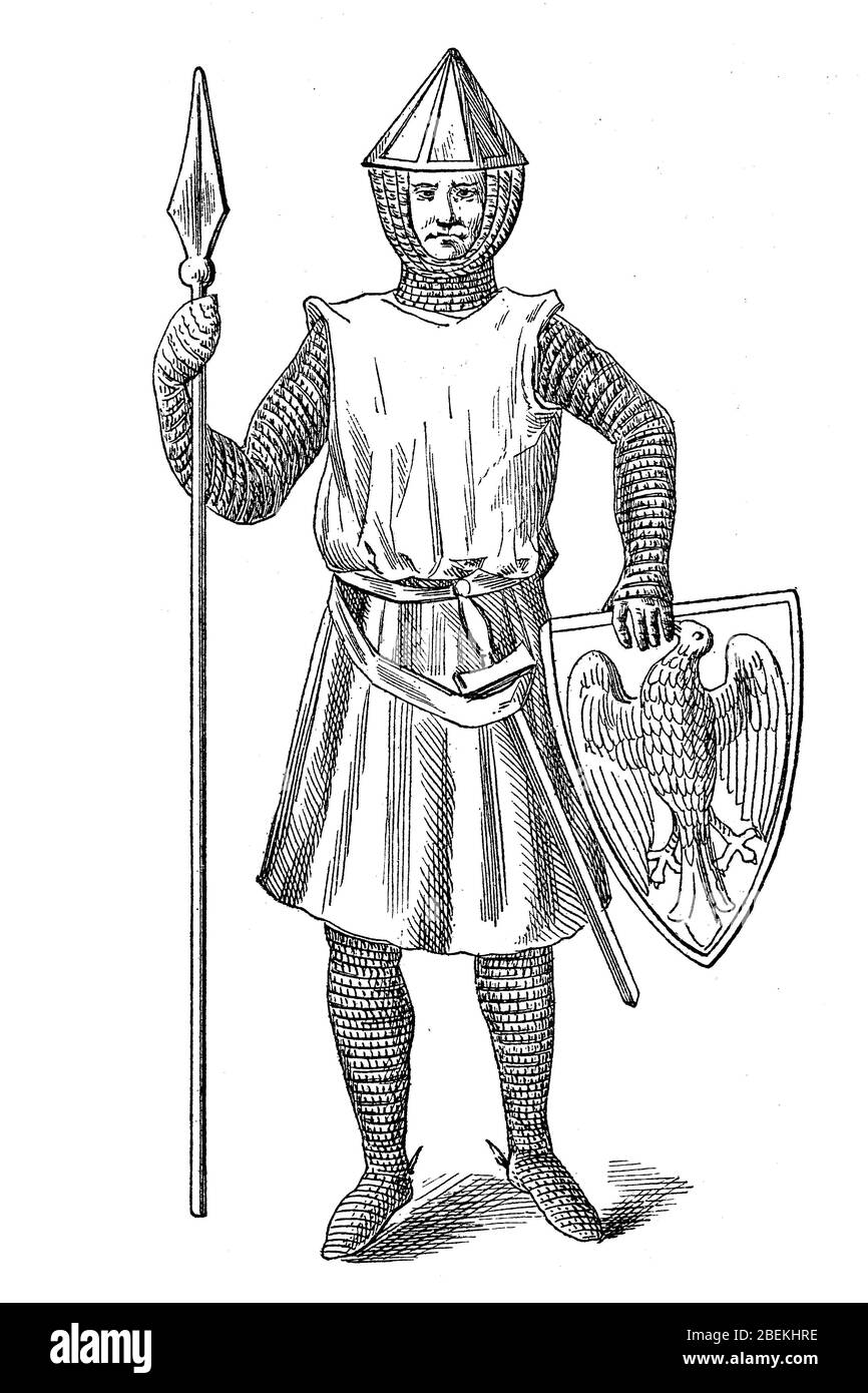 Polish knight in the 13th century, Poland / polnischer Ritter im 13 ...