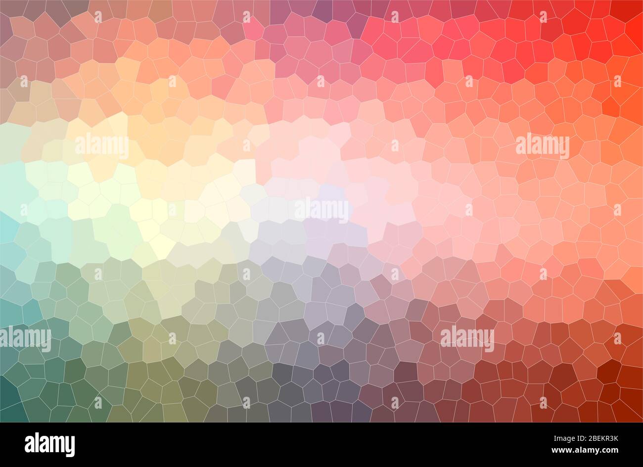 Abstract illustration of red Small Hexagon background Stock Photo - Alamy