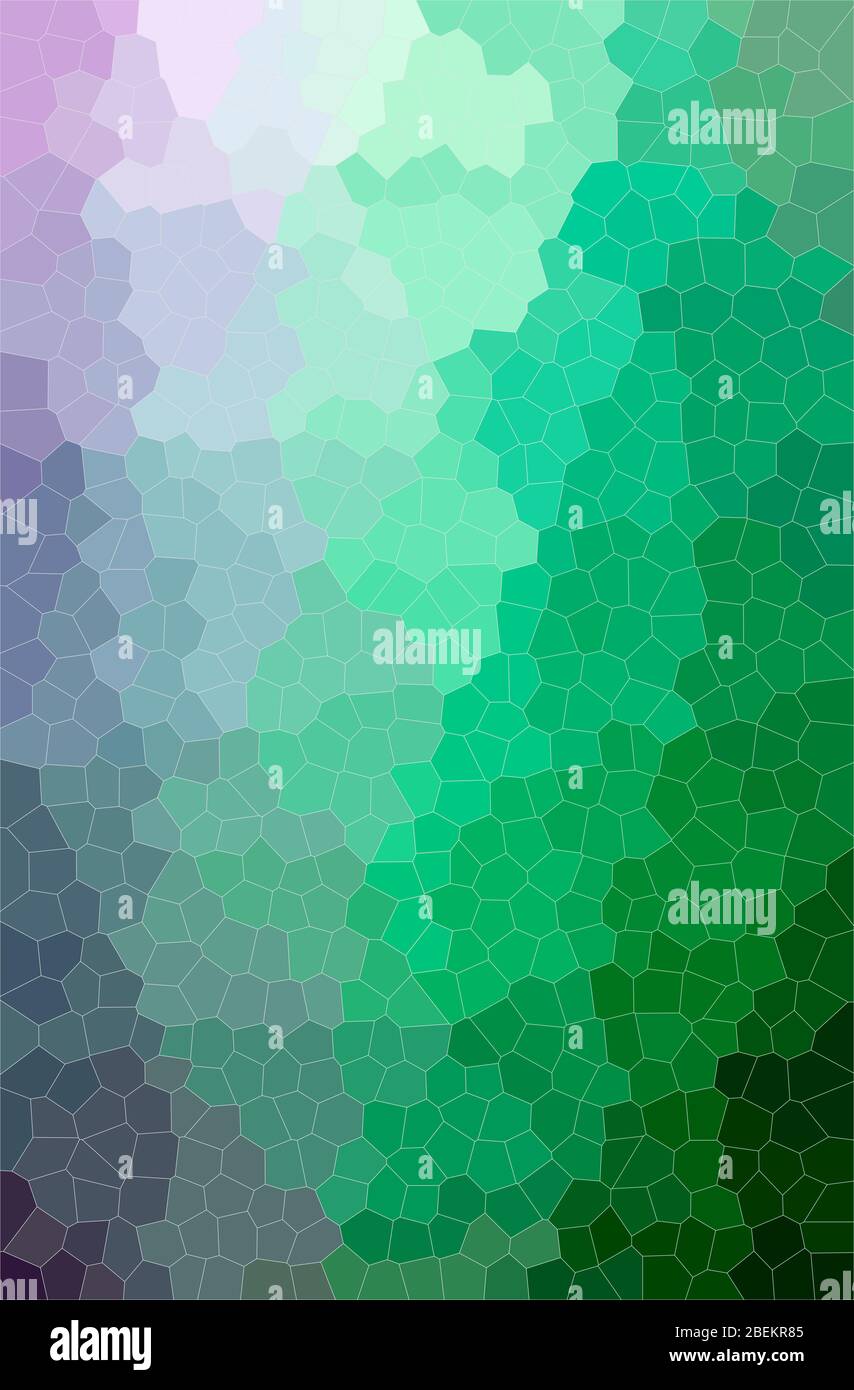 Abstract illustration of green Small Hexagon background Stock Photo - Alamy