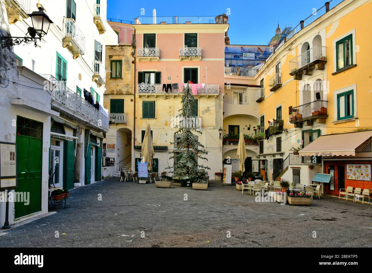 Old houses in the town of Atrani, Italy Stock Photo Alamy