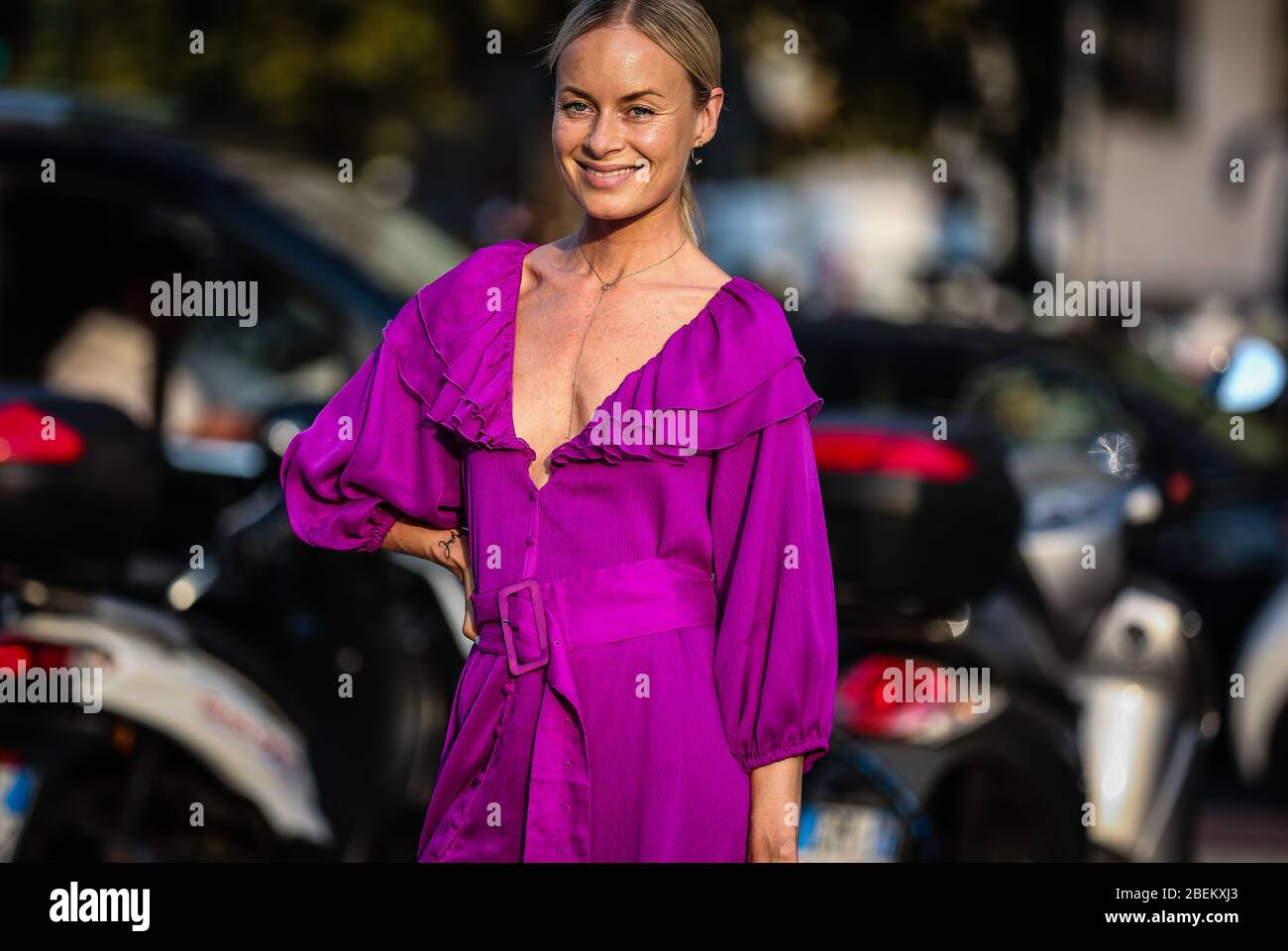Camila Coelho attending the show during Milan Fashion Week September  18,2019 Stock Photo - Alamy