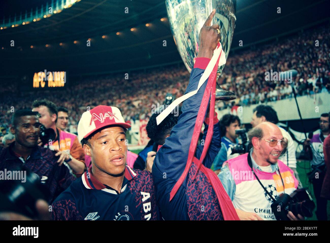 Vienna, Austria. 14th Apr, 2020. VIENNA, 24-05-1995 Ernst Happelstadium, Champions  League Final season 1994/