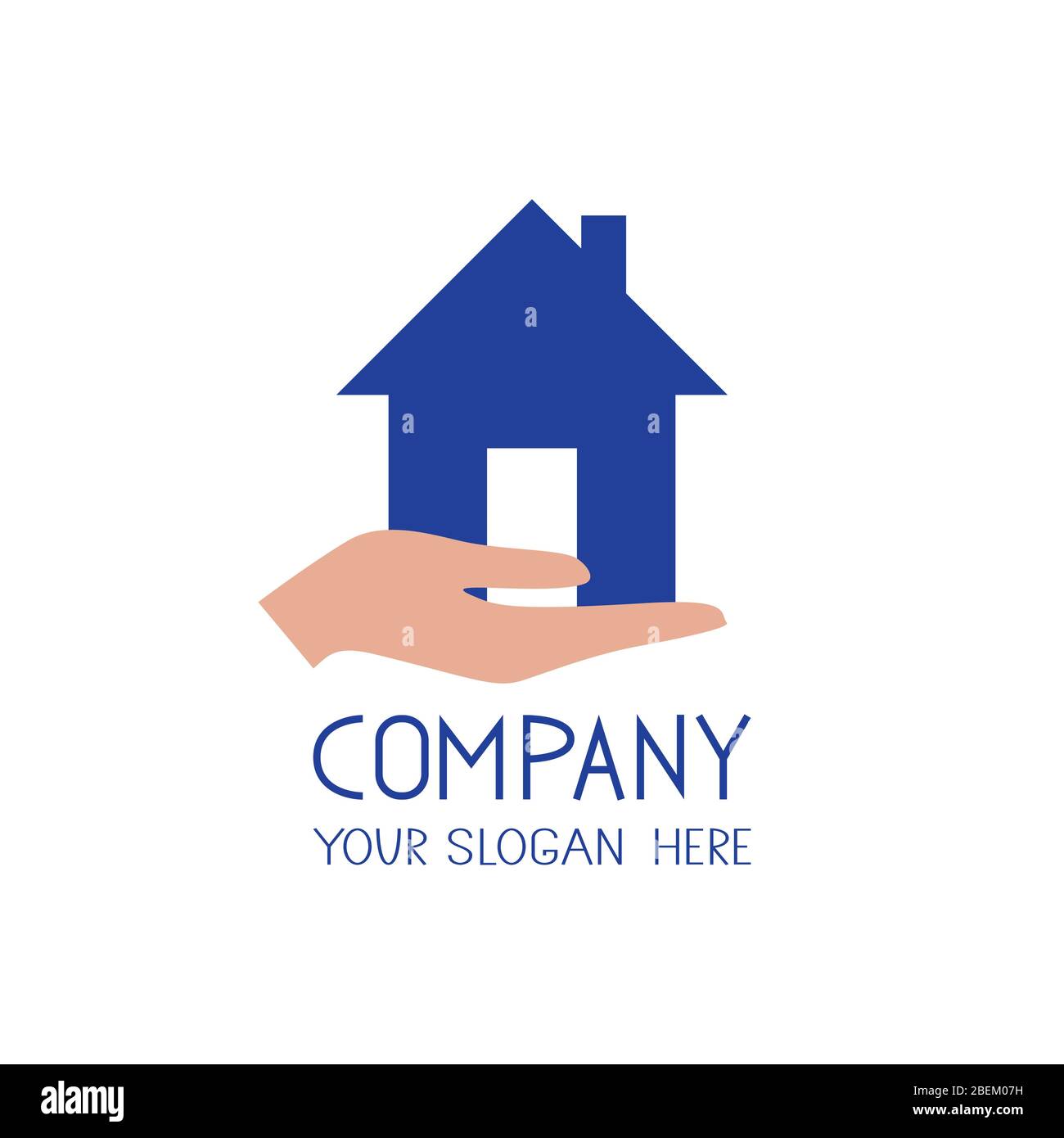 House icon Vector simple flat logo symbol Stock Vector Image & Art - Alamy