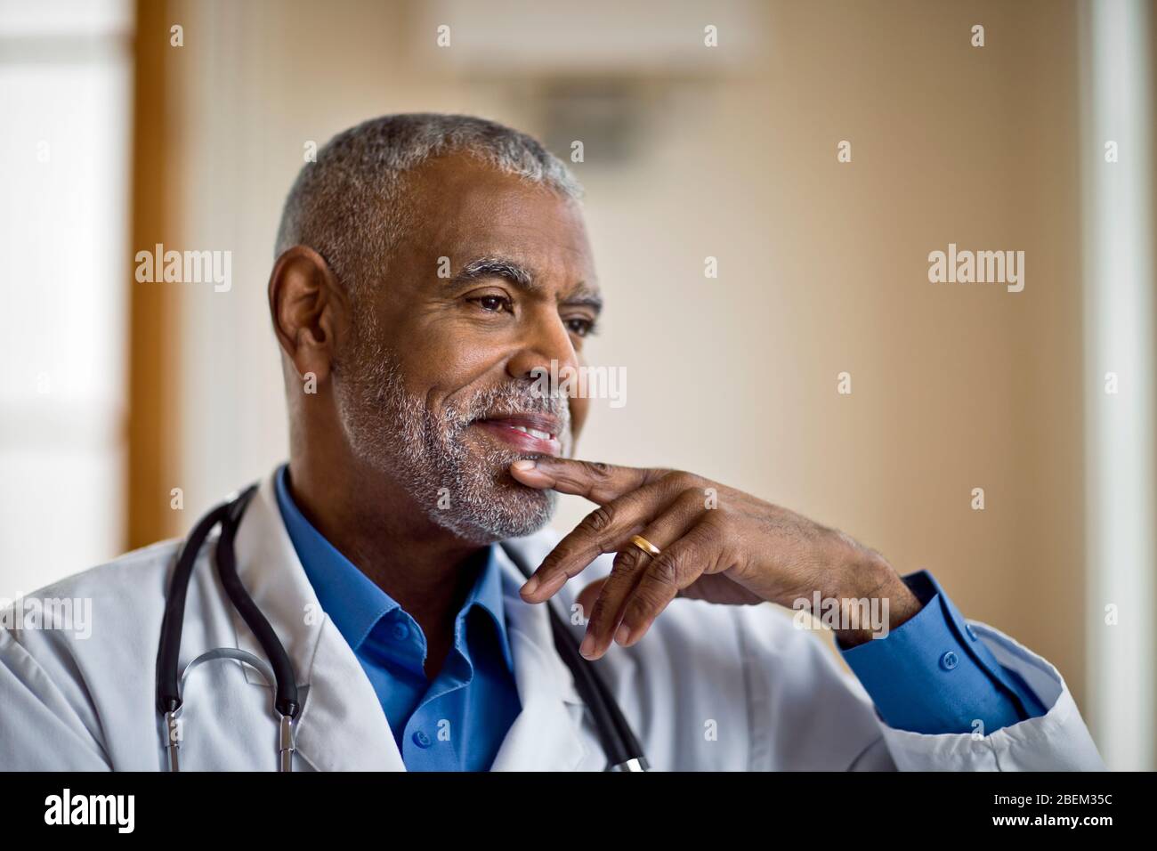 Portrait of a mature doctor Stock Photo