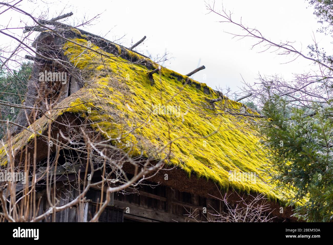 Hida Folk Village (Hida no Sato) with traditional HIda region houses ...