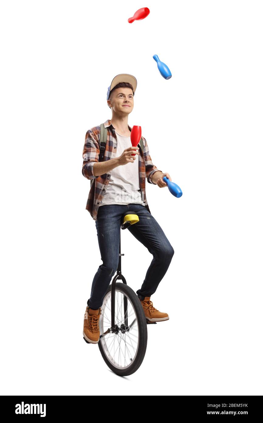Juggling on a unicycle hires stock photography and images Alamy