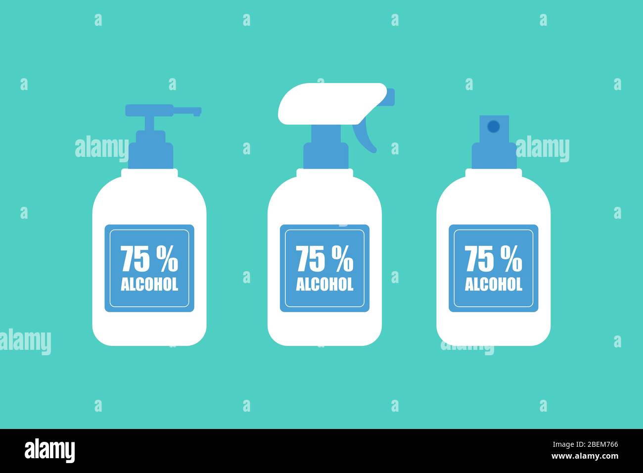 Antiseptic Gel and other Hygienic Products. Antiseptic spray in flask kills bacteria. Hygiene