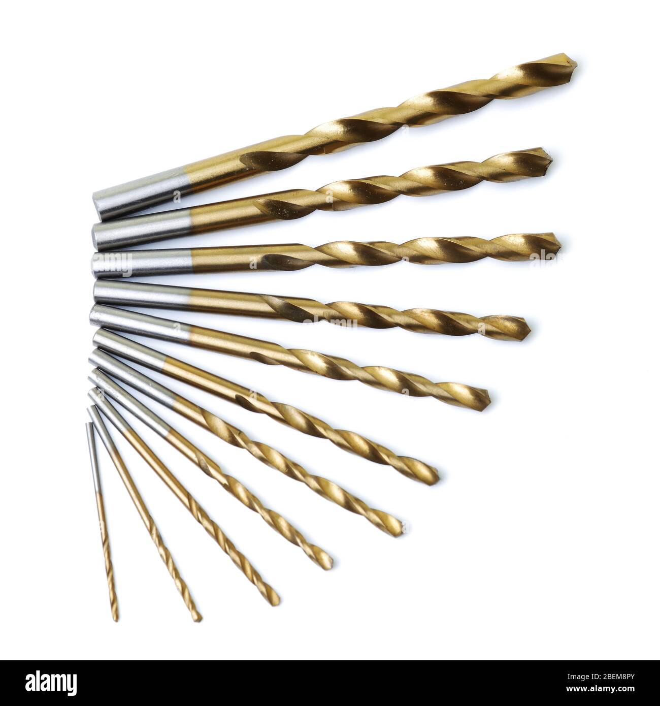 Set of drill bits hi-res stock photography and images - Alamy