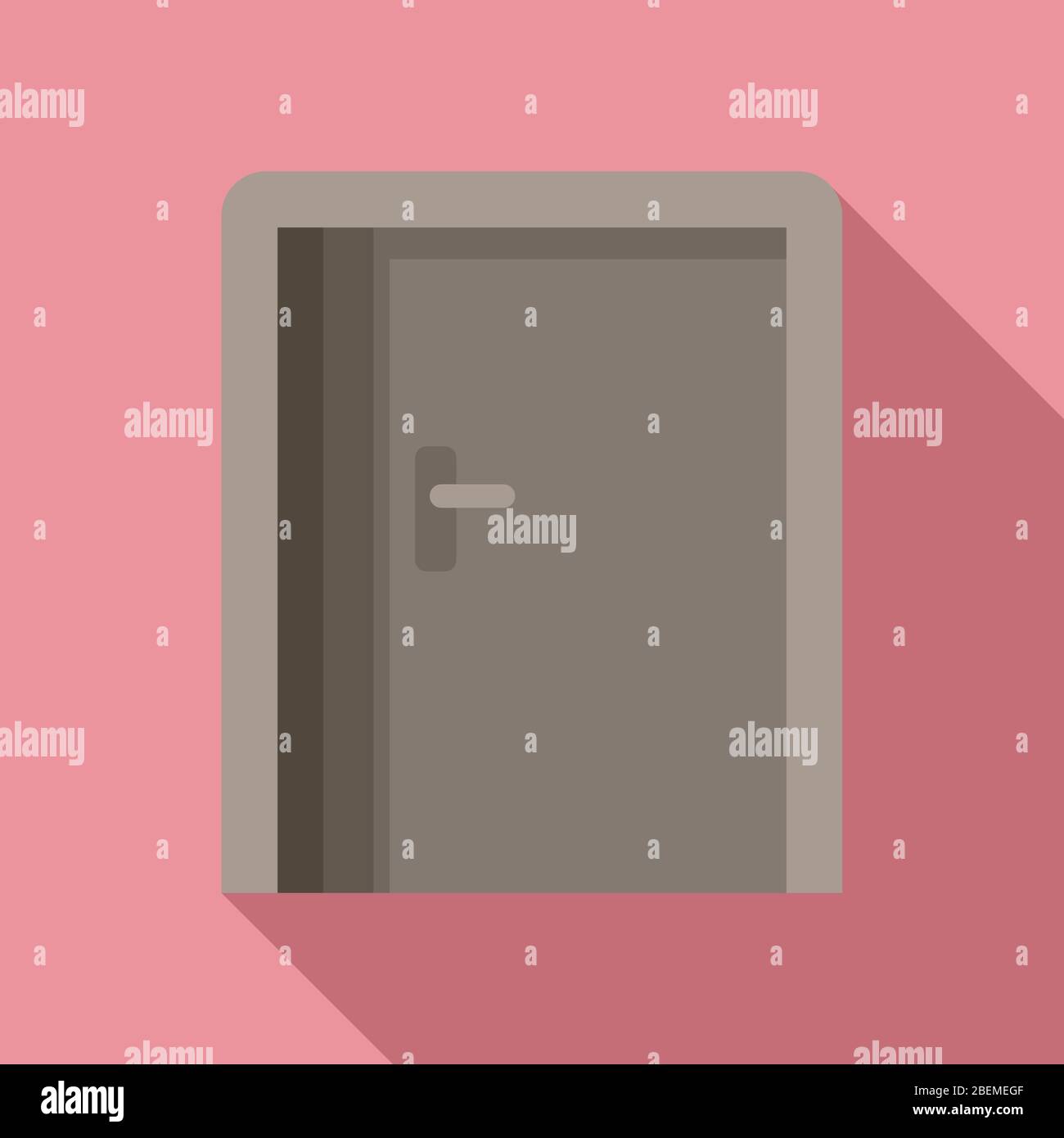 Emergency exit icon. Flat illustration of emergency exit vector icon for web design Stock Vector