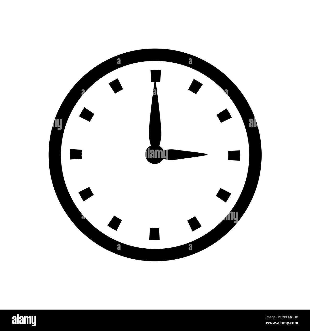 Minutes Analog Clock Icon White Stock Vector (Royalty Free), 47% OFF