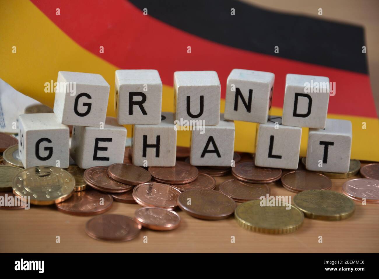 Gehalt ( german word for basic salary Stock Photo - Alamy