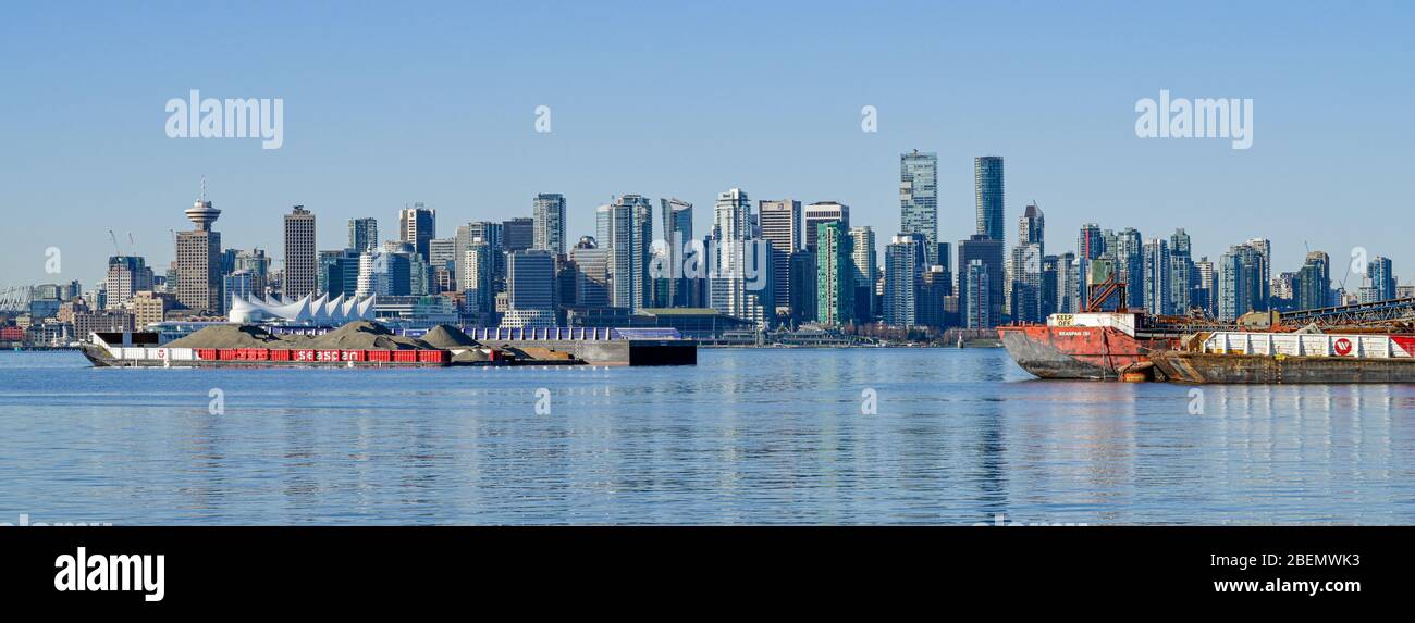 Downtown Vancouver city skyline Stock Photo - Alamy