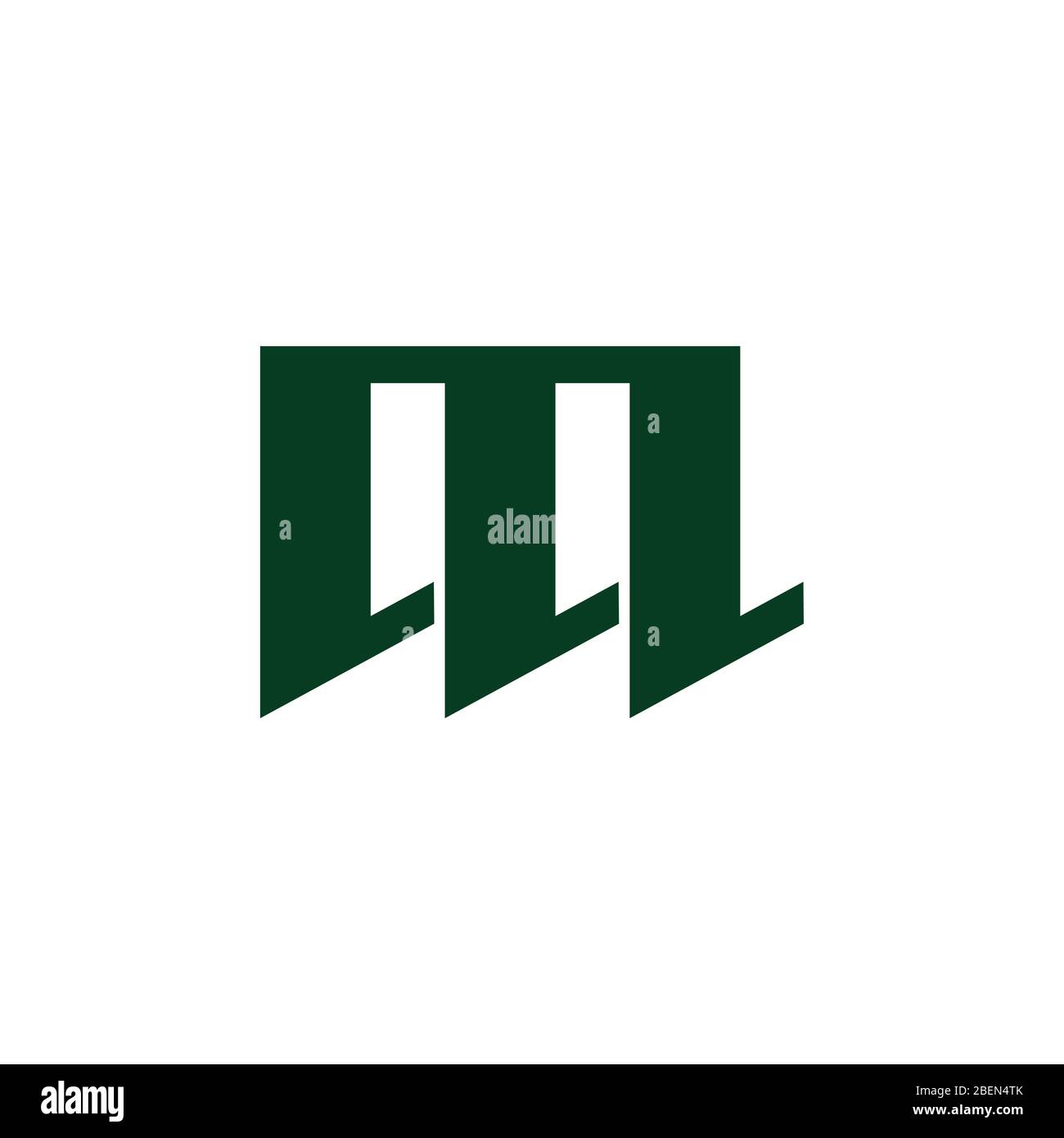 letter ml simple geometric design symbol logo vector Stock Vector Image ...