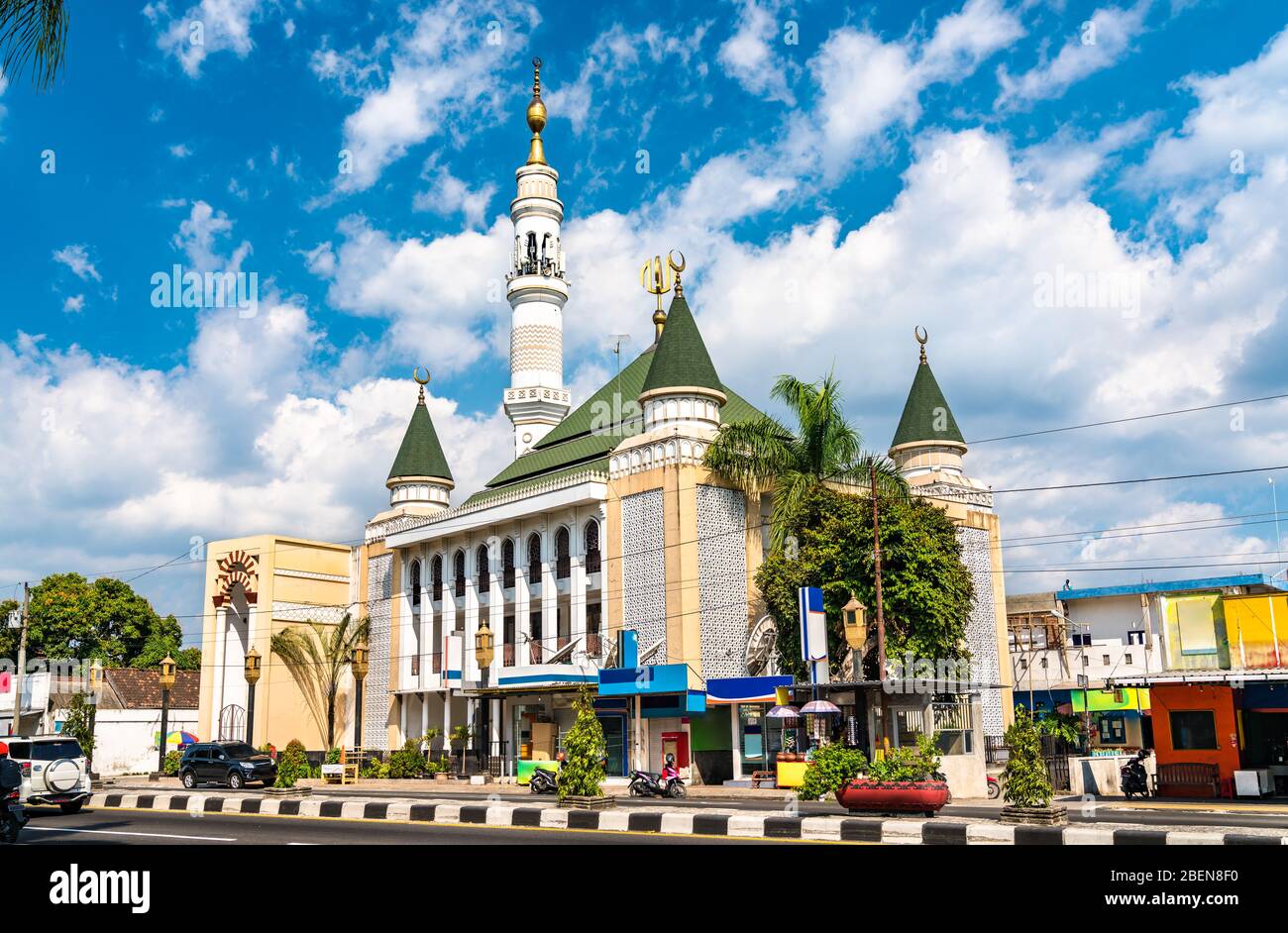 Raya Al Muttaqun Mosque in Prambanan, Indonesia Stock Photo