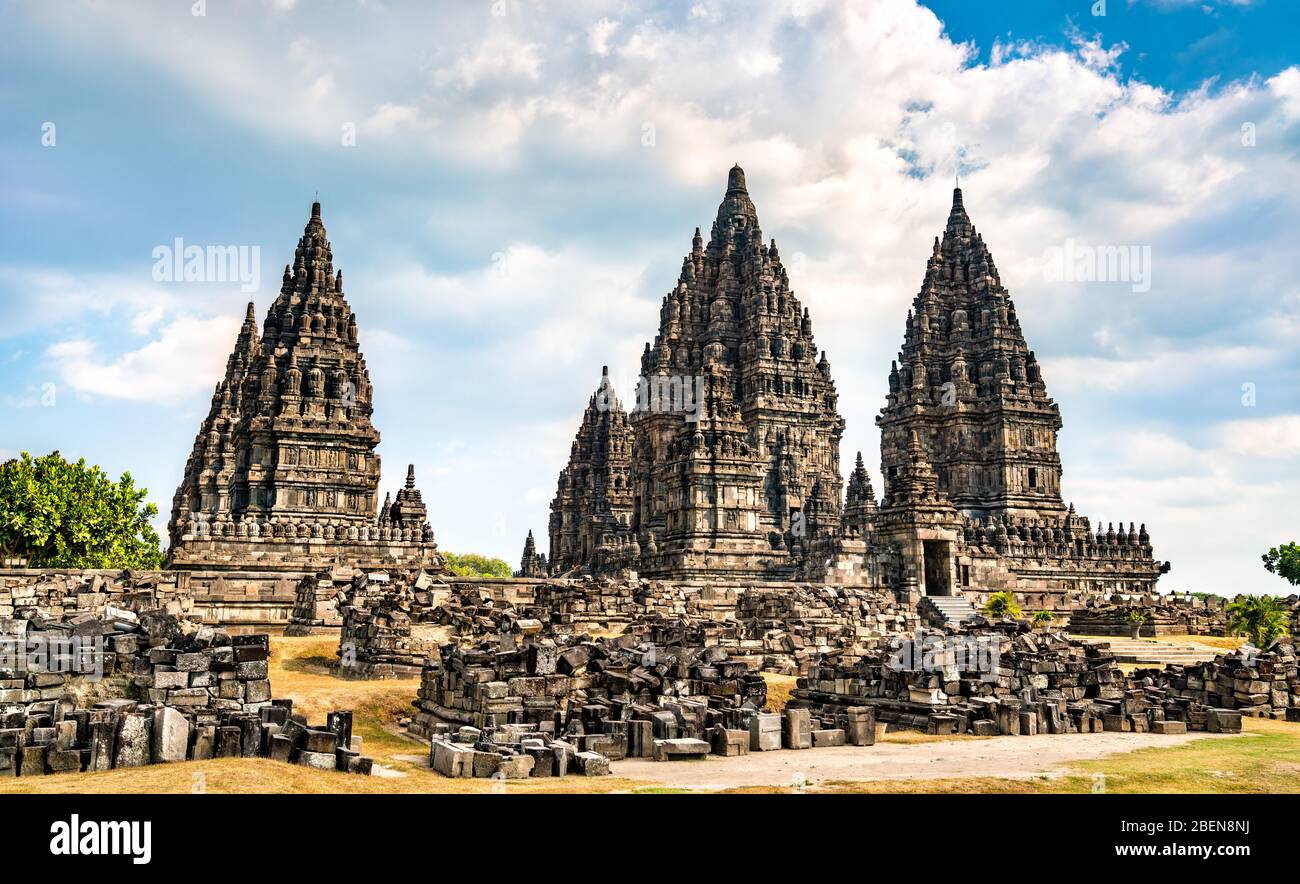 Prambanan Temple near Yogyakarta in Indonesia Stock Photo - Alamy