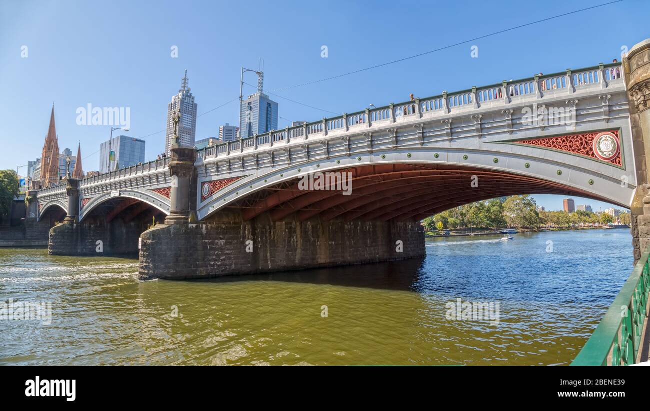 Melbourne Princes bridge Stock Photo Alamy