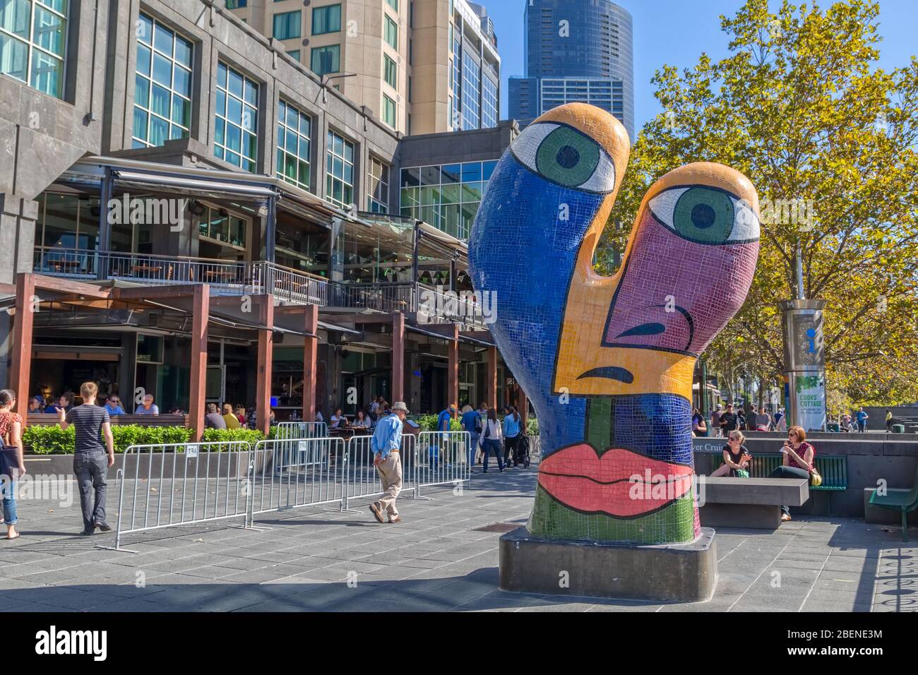 Melbourne Sculpture Ophelia Stock Photo Alamy