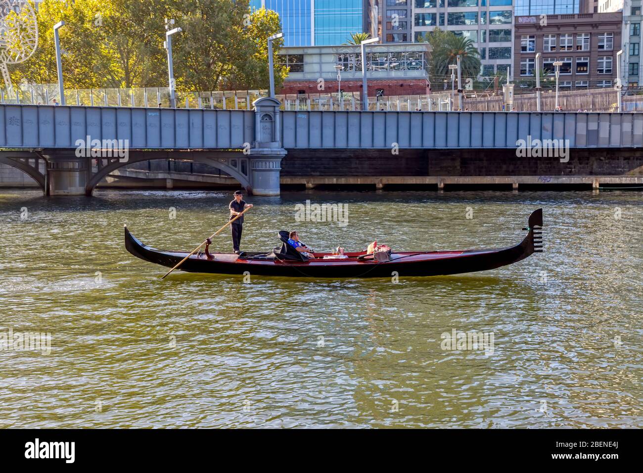 Melbourne gondola ride Stock Photo Alamy