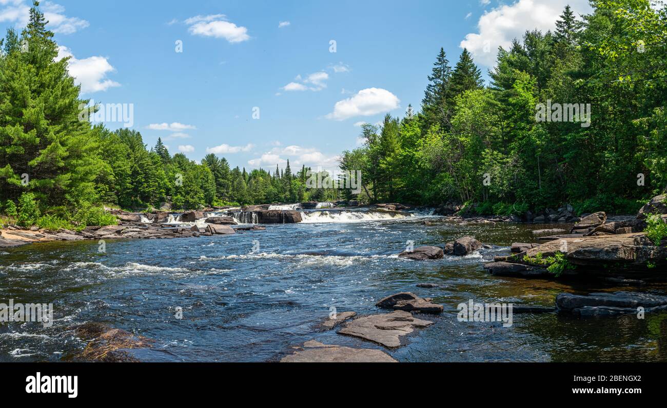 Three Brothers waterfalls conservation area Haliburton county Kinmount ...