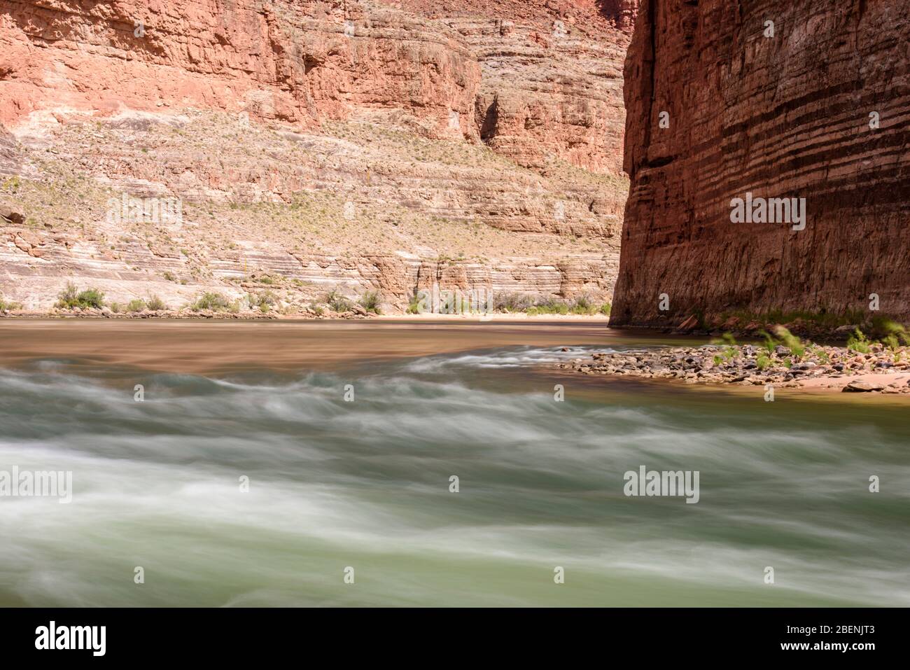 Rapids in the Colorado River, Grand Canyon National Park, Arizona, USA Stock Photo